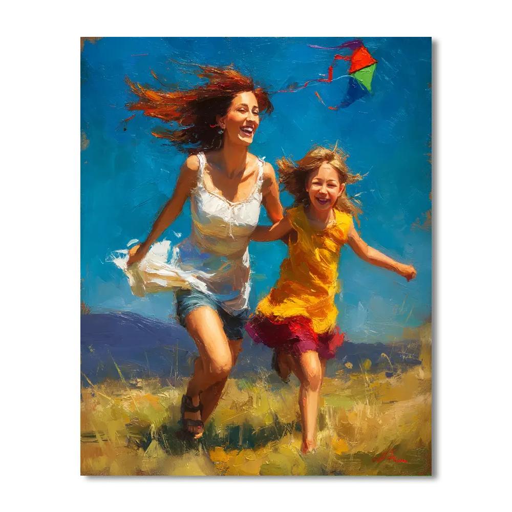 Joyful Journeys In The Sky Painting Number Kit
