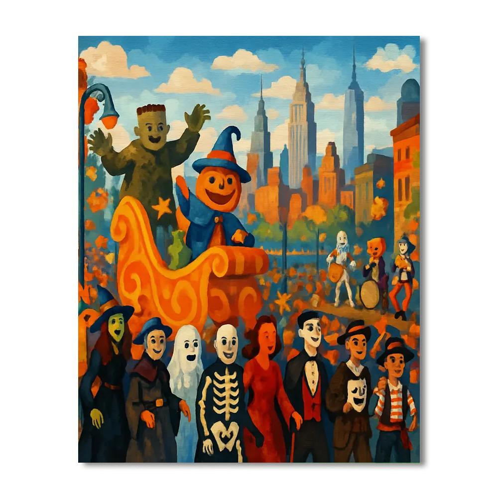 New York City Halloween Parade - Usa Painting Number Kit