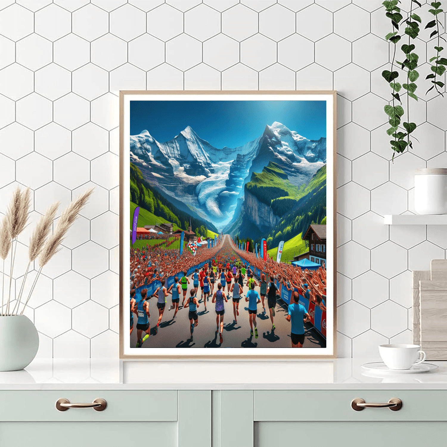 Jungfrau Marathon - Switzerland Paint By Color