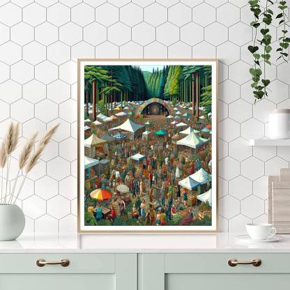 Oregon Country Fair - Usa Paint By Numbers Art