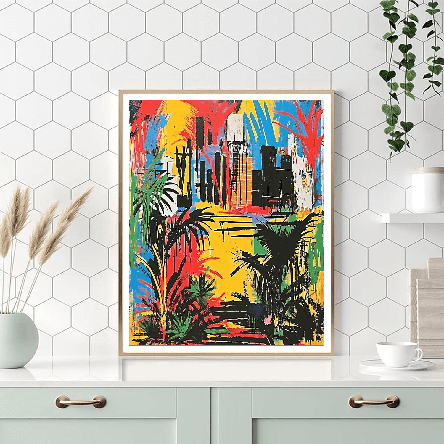 Jean-Michel Basquiat Inspired Urban Jungle Vibes  DIY Paint By Numbers