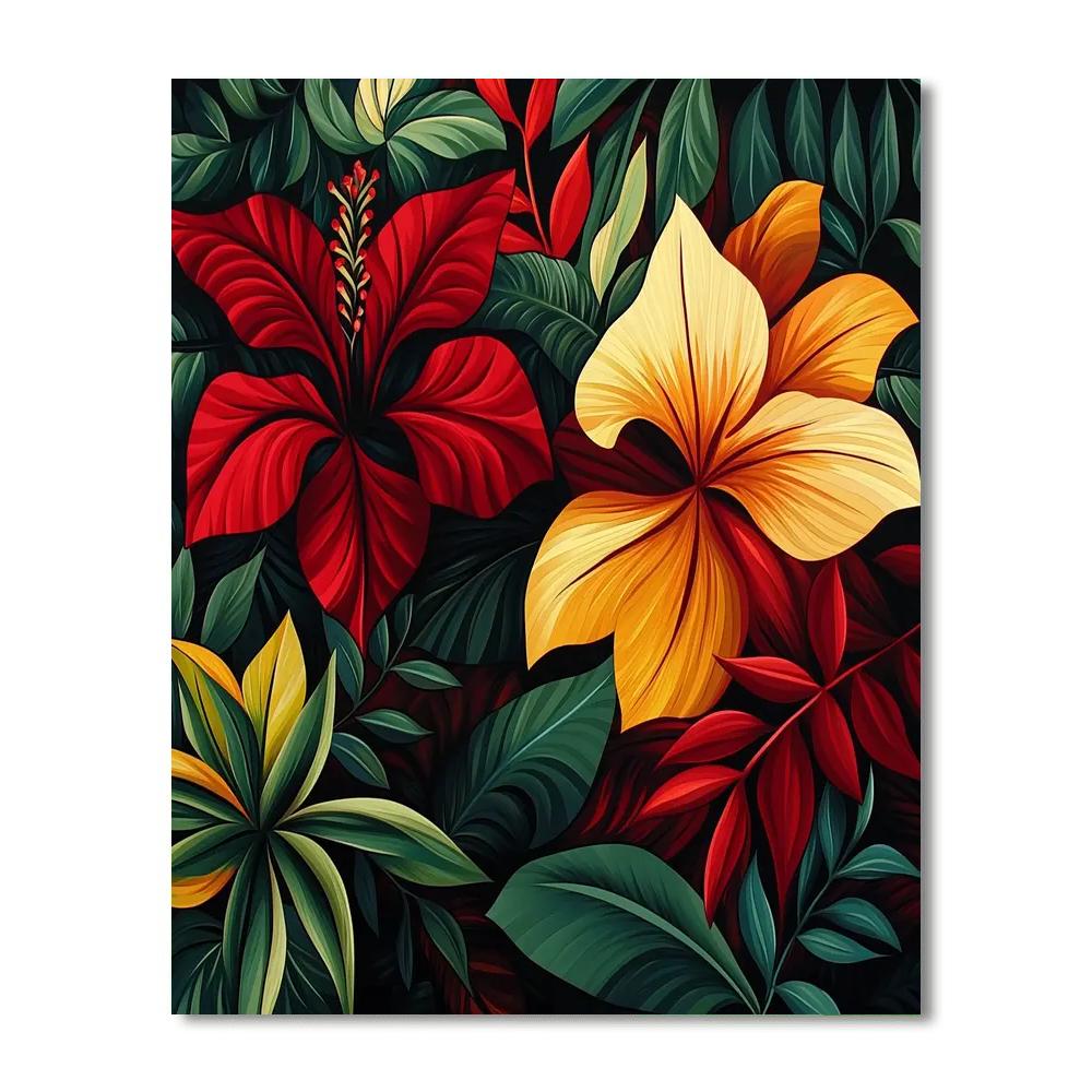 Frida Kahlo Inspired Whispers Of Identity  Numbered Painting Kits