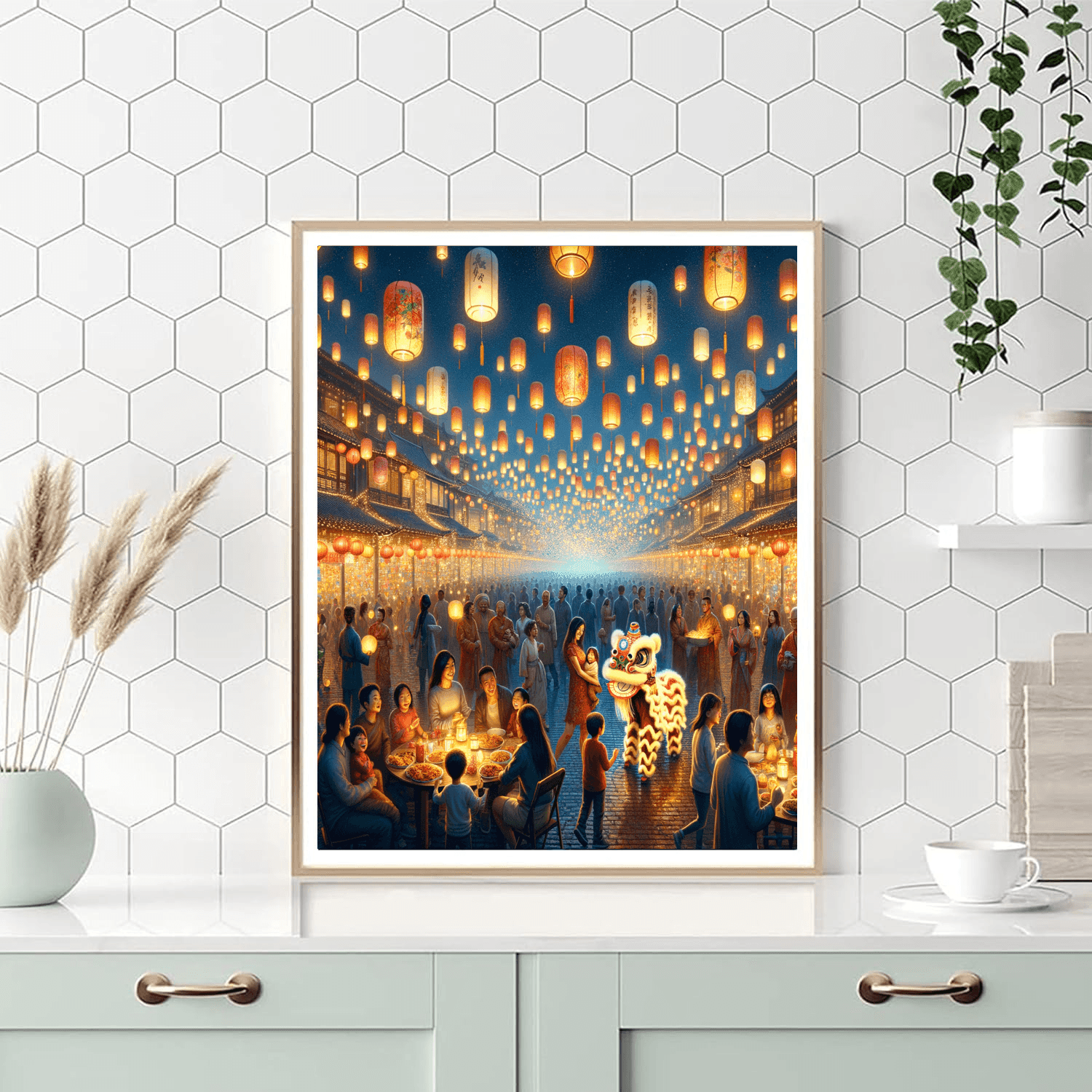 The Lantern Festival - China Numbered Painting Kits