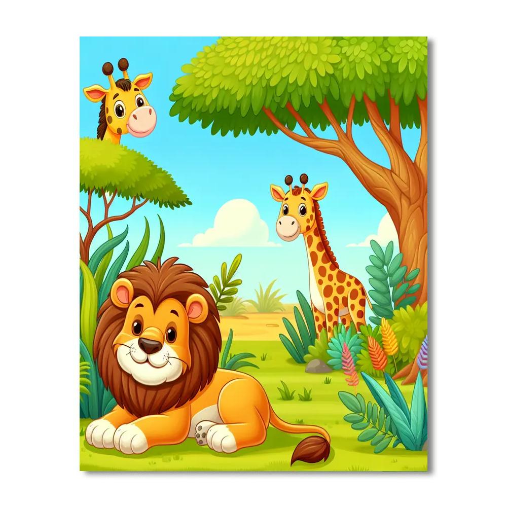 Creative Safari Adventure Numbered Painting Kits