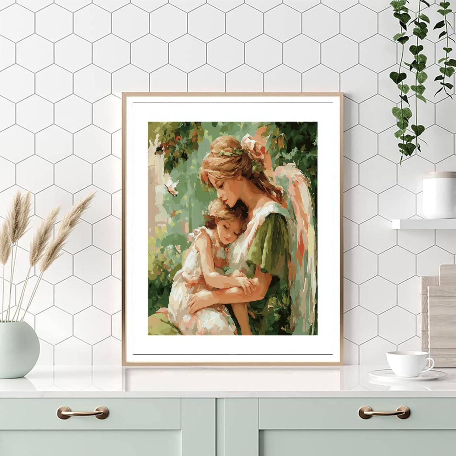 Sheltered In A Mother's Wings Paint By Number