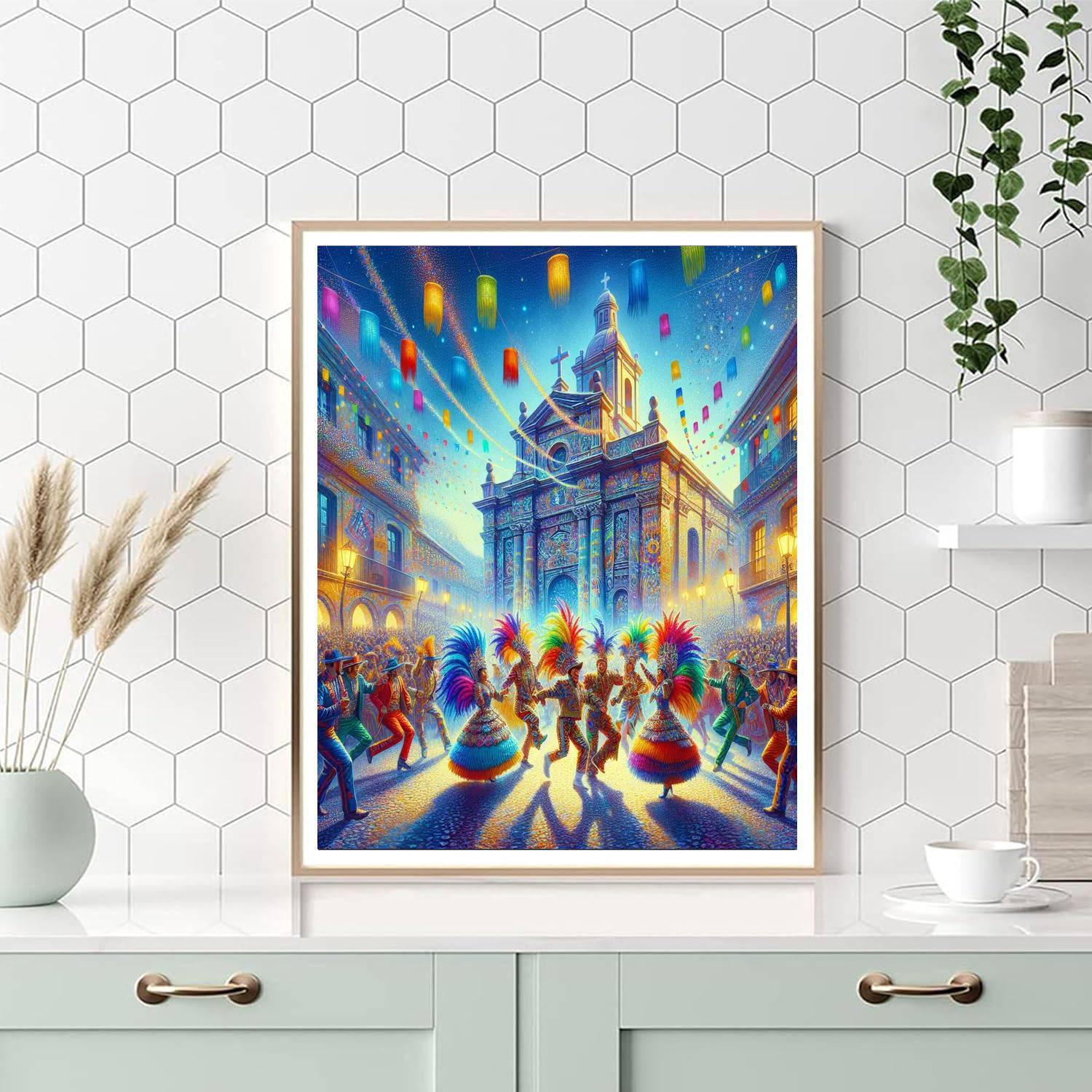 Fiesta De La Tirana - Chile Painting By Numbers Kit