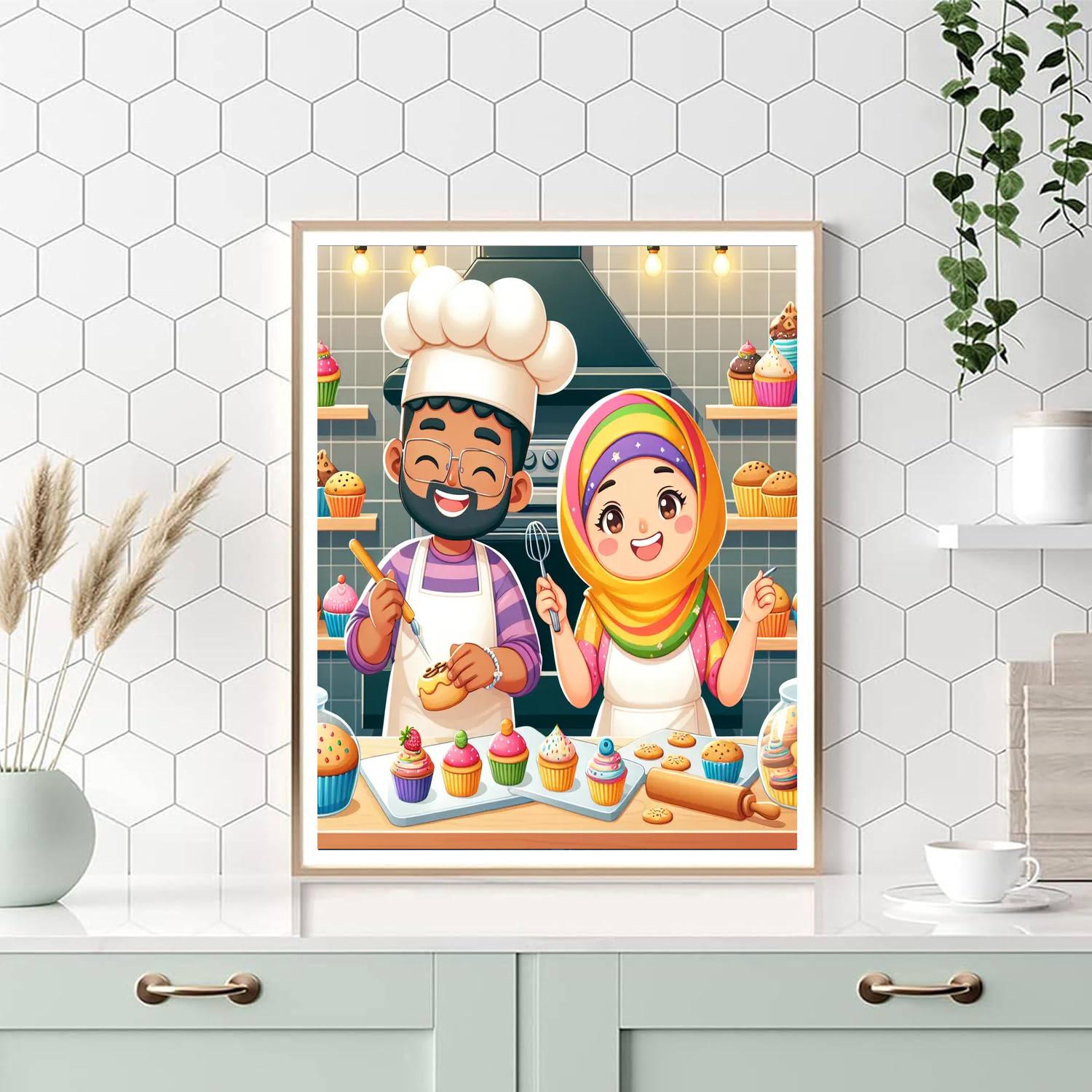 Charming Bakery Paint By Numbers Art