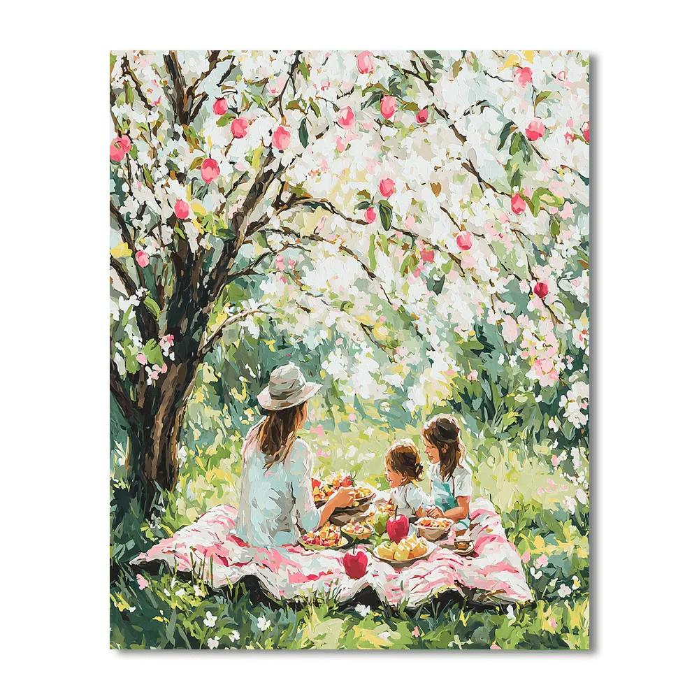 Springtime Picnic Bliss Paint By Numbers