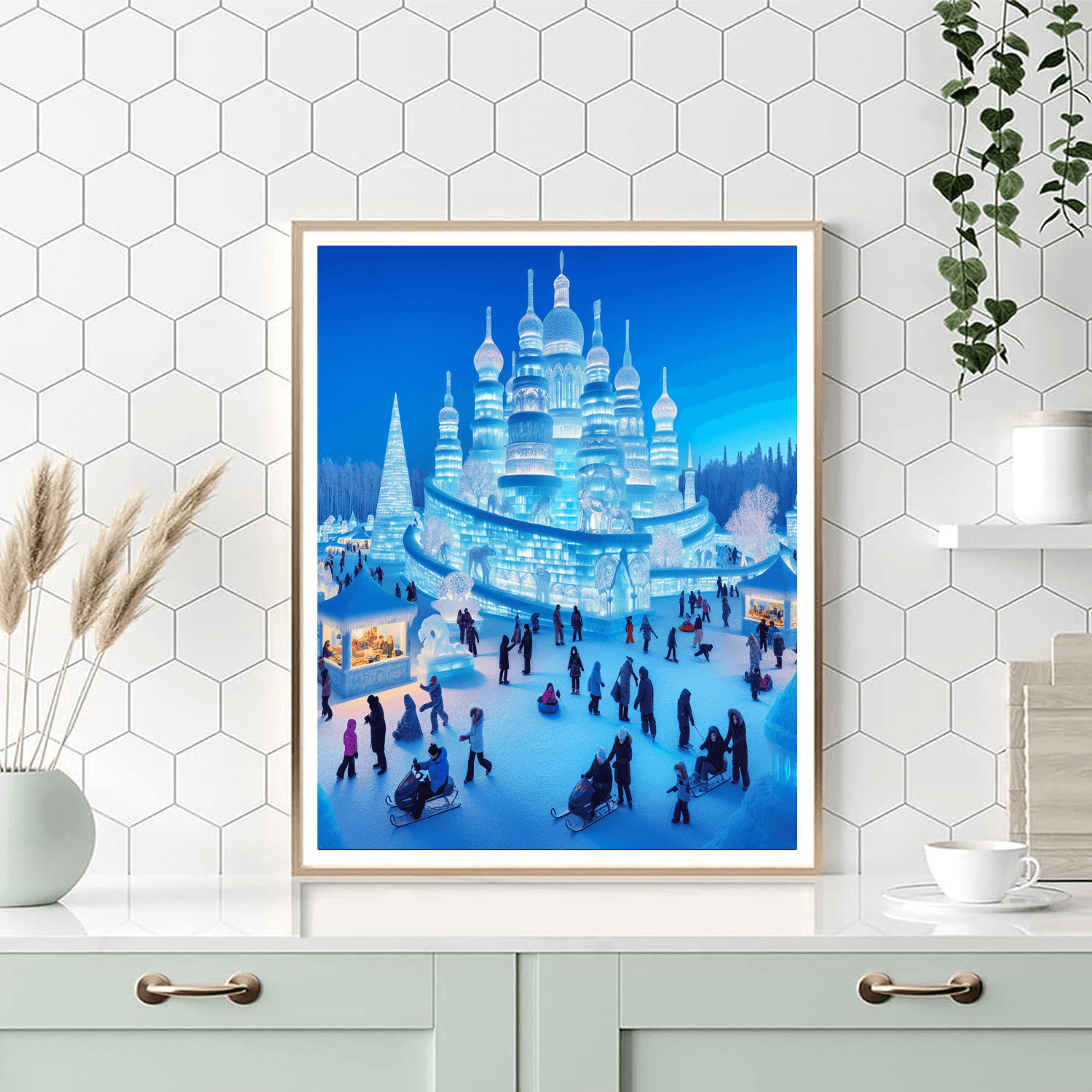 The Snow And Ice Festival - Harbin, China Paint By Numbers Kits