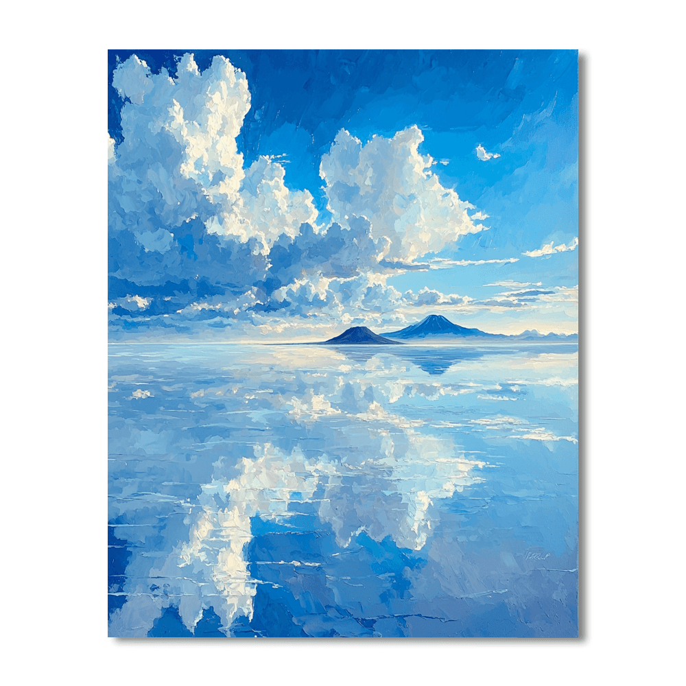 Salar De Uyuni Salt Flats Paint By Numbers Kits