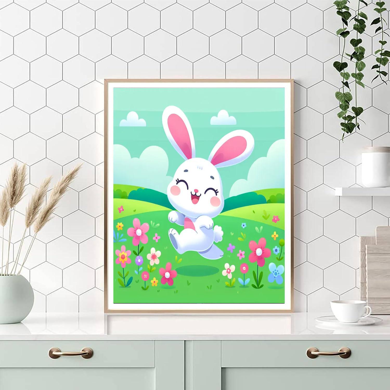Giggles The Bunny DIY Paint By Numbers