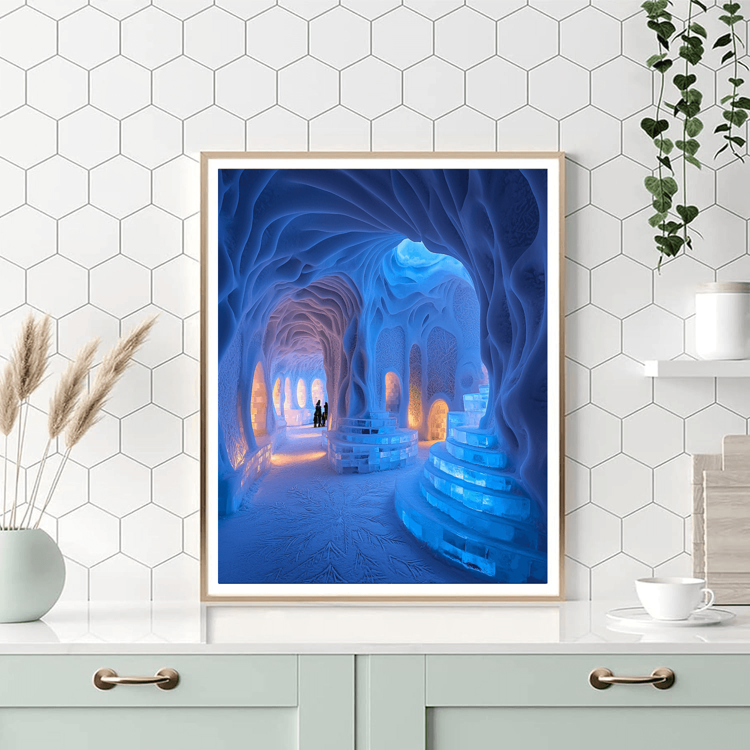 Hokkaido Ice Pavilion Numbered Painting Kits