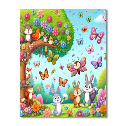 Dazzling Garden Festival Number Painting