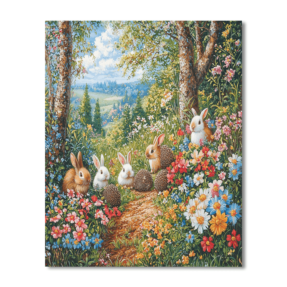 Beatrix Potter Inspired Animal Whispers  Paint By Numbers Kits