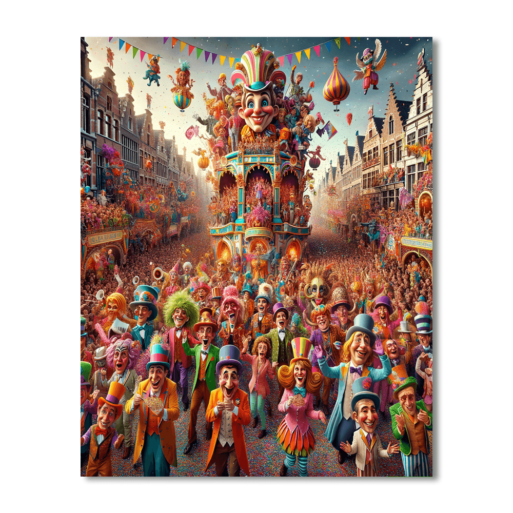 Carnival Of Aalst - Belgium Paint By Number