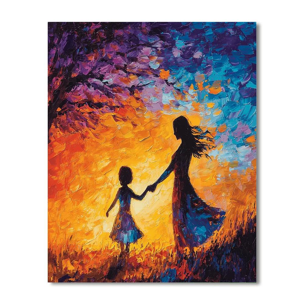Endearing Silhouettes Numbered Painting Kits
