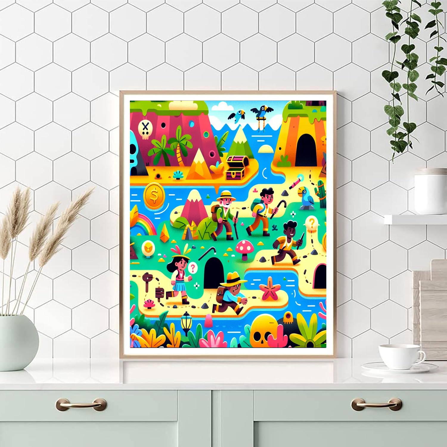 Island Of Adventures DIY Paint By Numbers