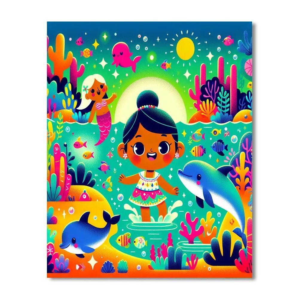 Mystic Lagoon Adventure Paint By Numbers Kits