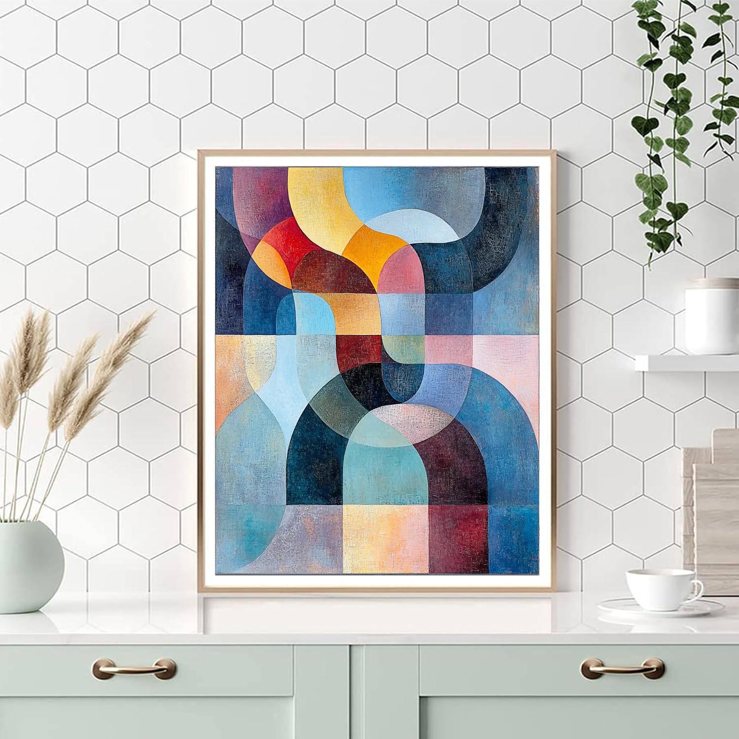 Paul Klee Inspired Harmonies Of Abstraction  Paint By Number