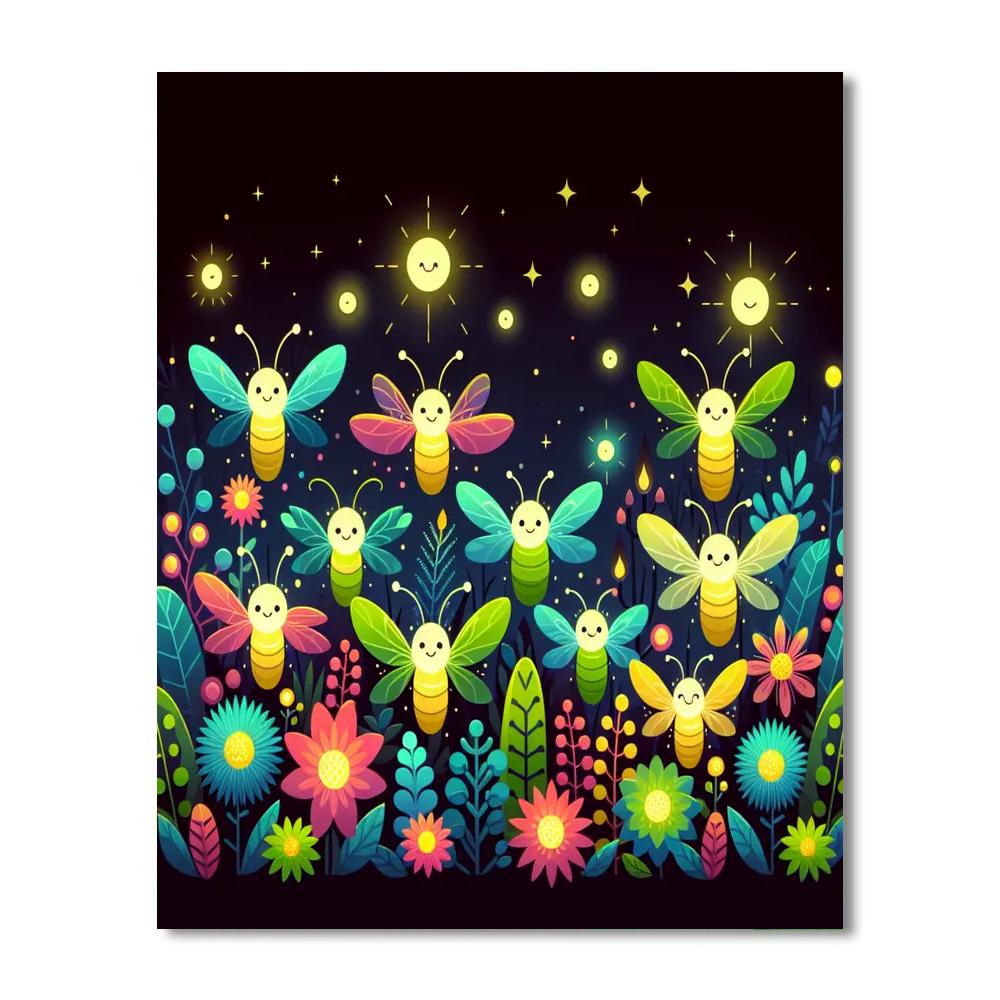 Fabulous Fireflies Paint By Numbers Kits