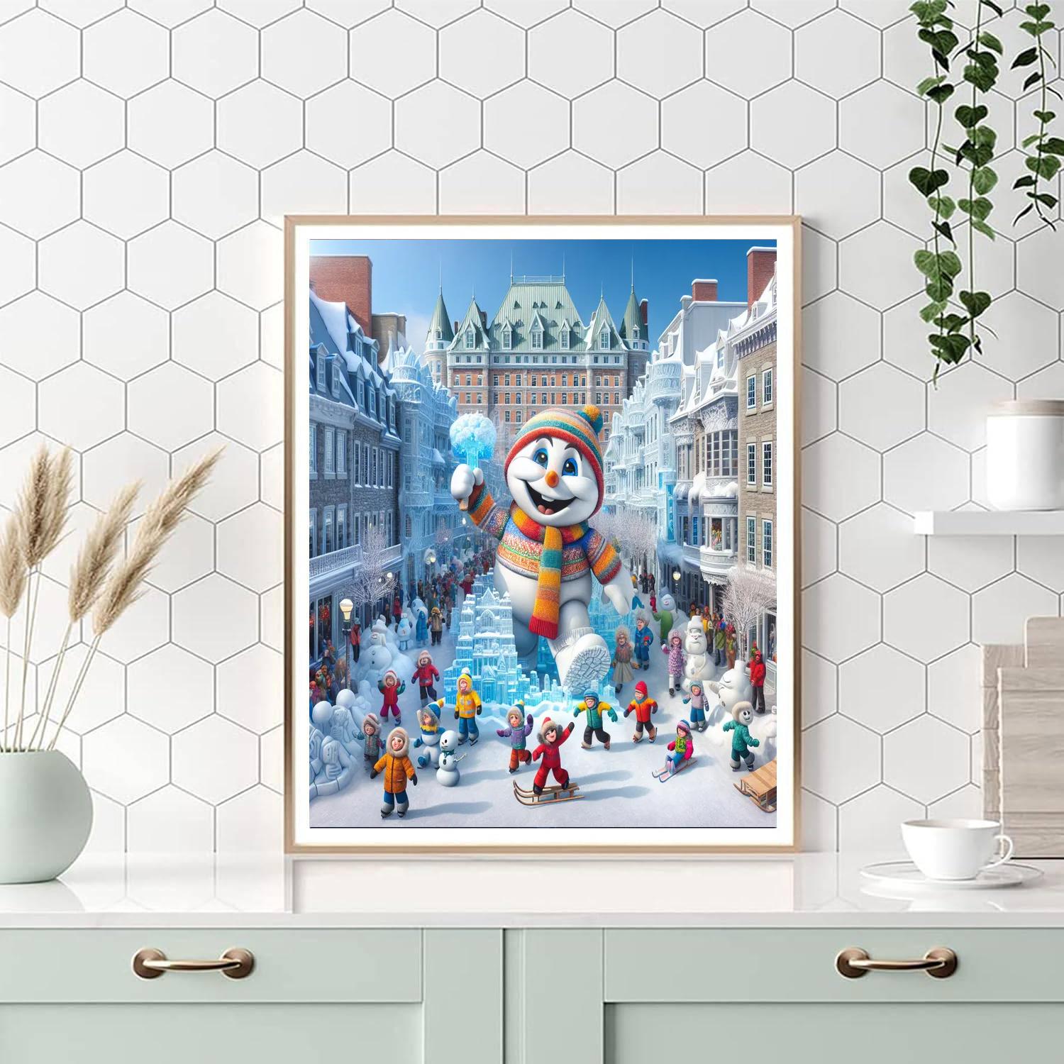 Winter Carnival - Québec, Canada DIY Paint By Numbers