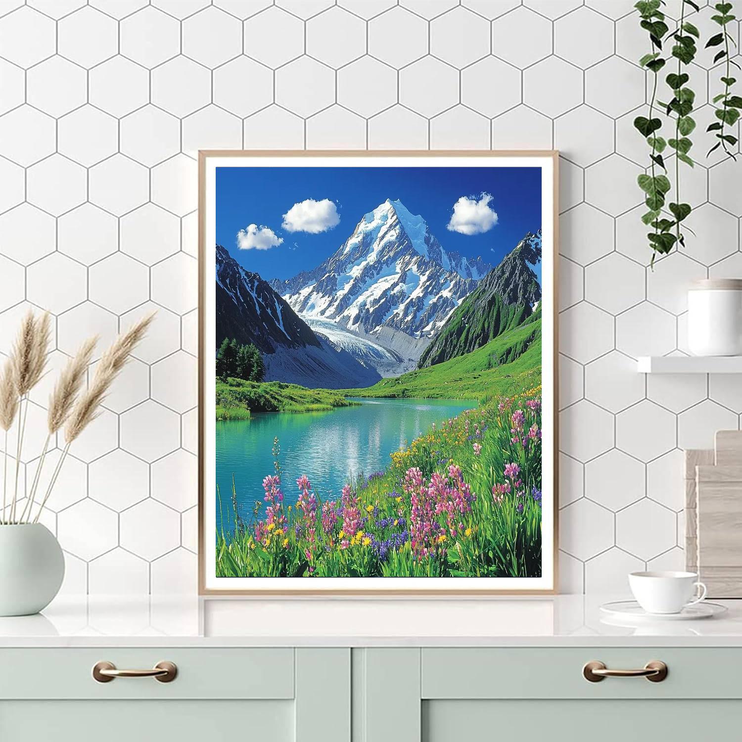 Aoraki/mount Cook National Park - New Zealand Numbered Painting Kits