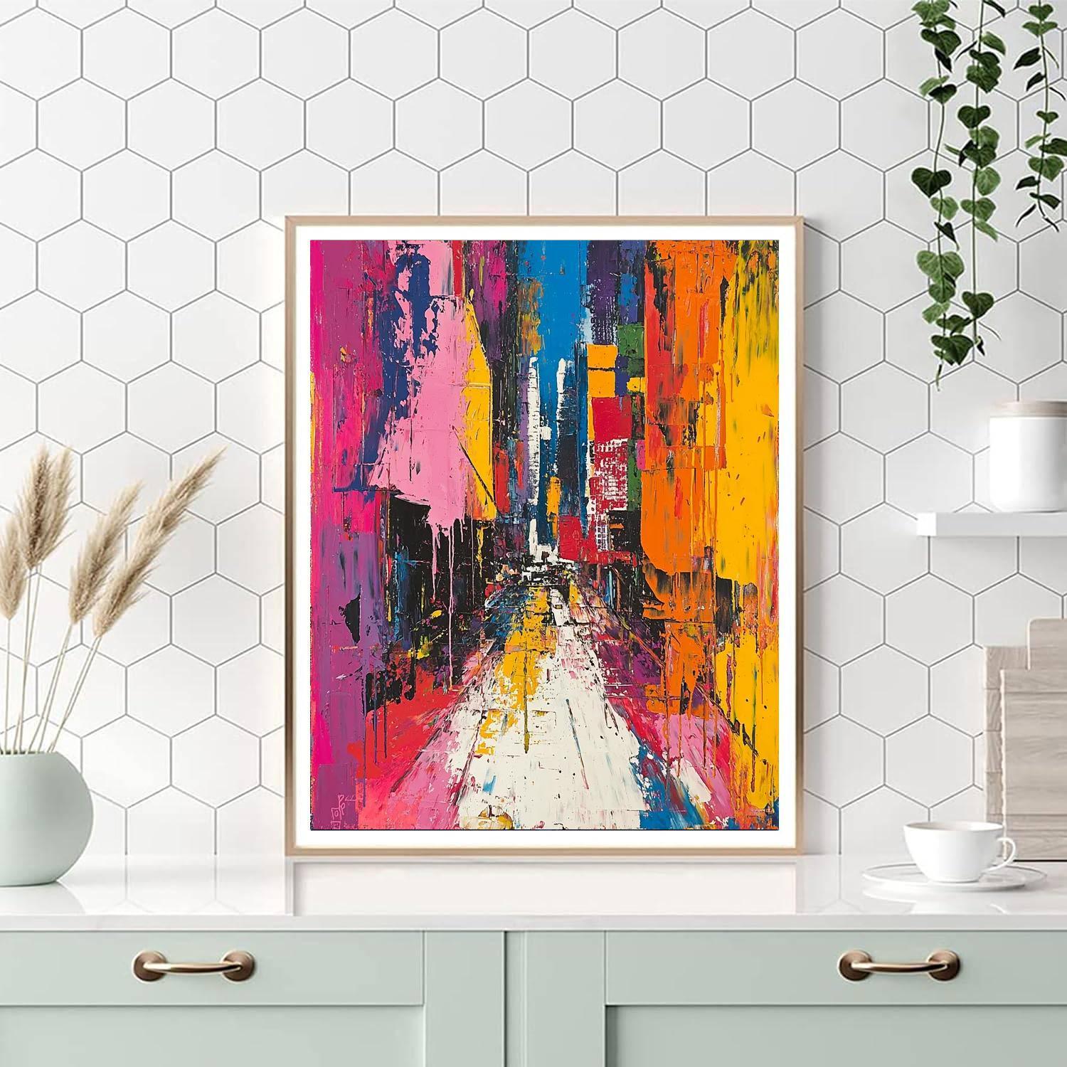 Jean-Michel Basquiat Inspired Harmony In The Urban Jungle  Paint By Color