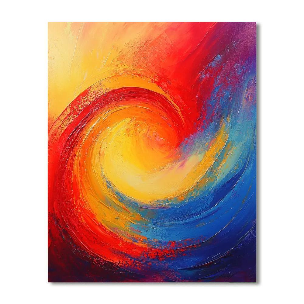 Edgar Degas Inspired Harmonic Convergence  Paint By Color