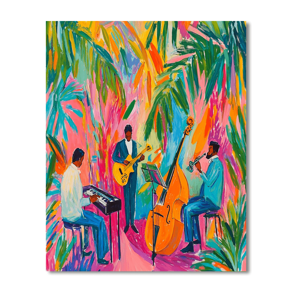 Henri Matisse Inspired Jazz Night  DIY Paint By Numbers