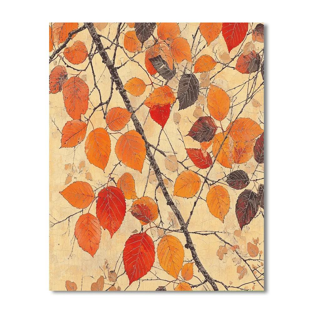 Zhao Mengfu Inspired Symphony Of Autumn Colors  Paint By Color