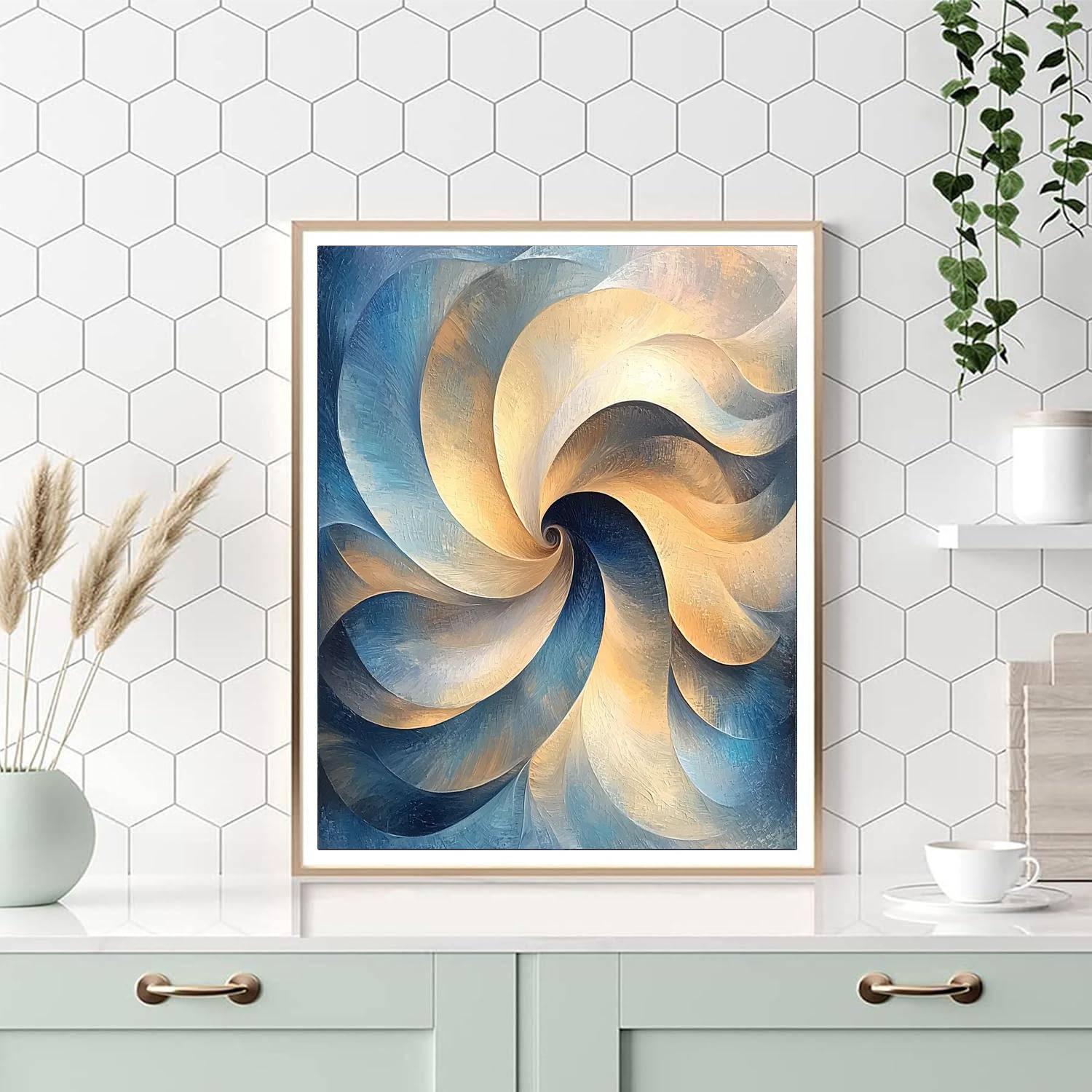 Edgar Degas Inspired Reflections In Motion  Paint By Numbers Art