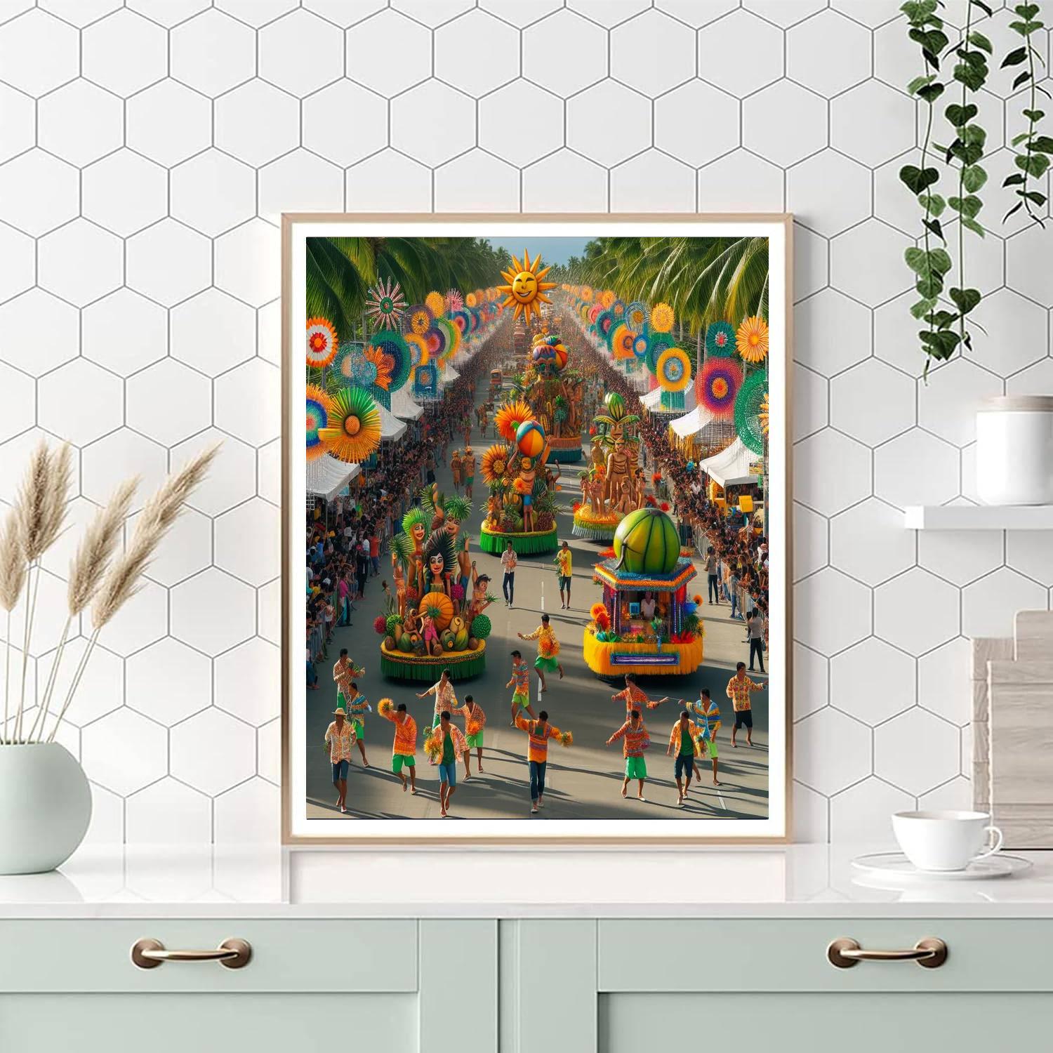 Coconut Festival - Philippines Number Painting