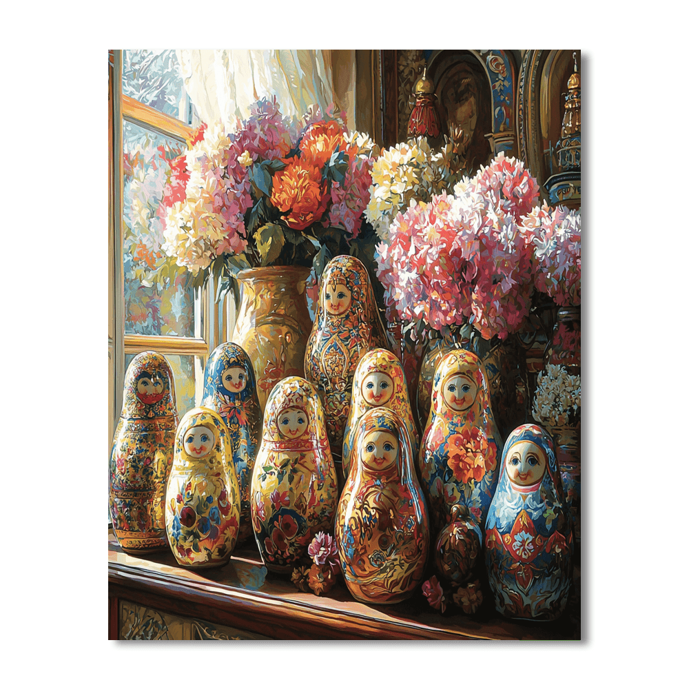 Matryoshka Museum DIY Paint By Numbers