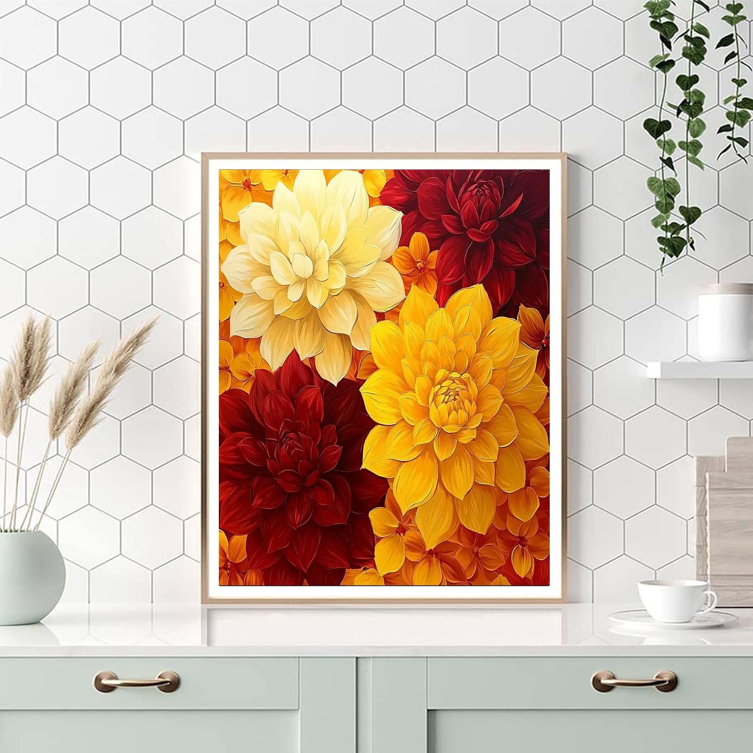 Frida Kahlo Inspired Echoes Of Life's Vibrancy  Paint By Numbers Art