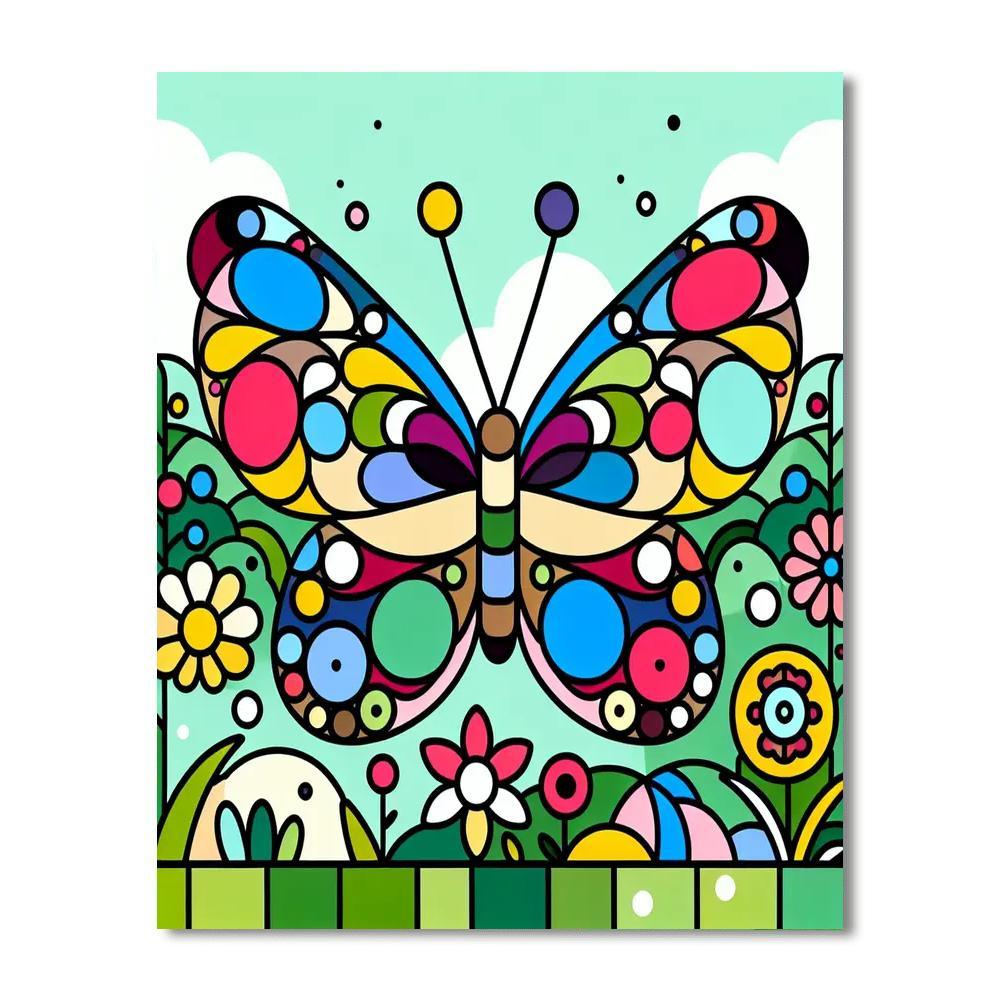 Creative Butterfly Paint By Numbers Kits