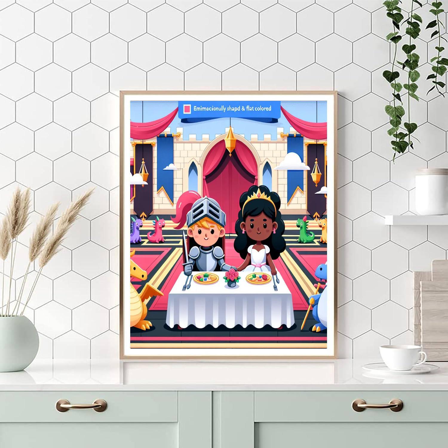 Enchanted Castle Banquet Paint By Color
