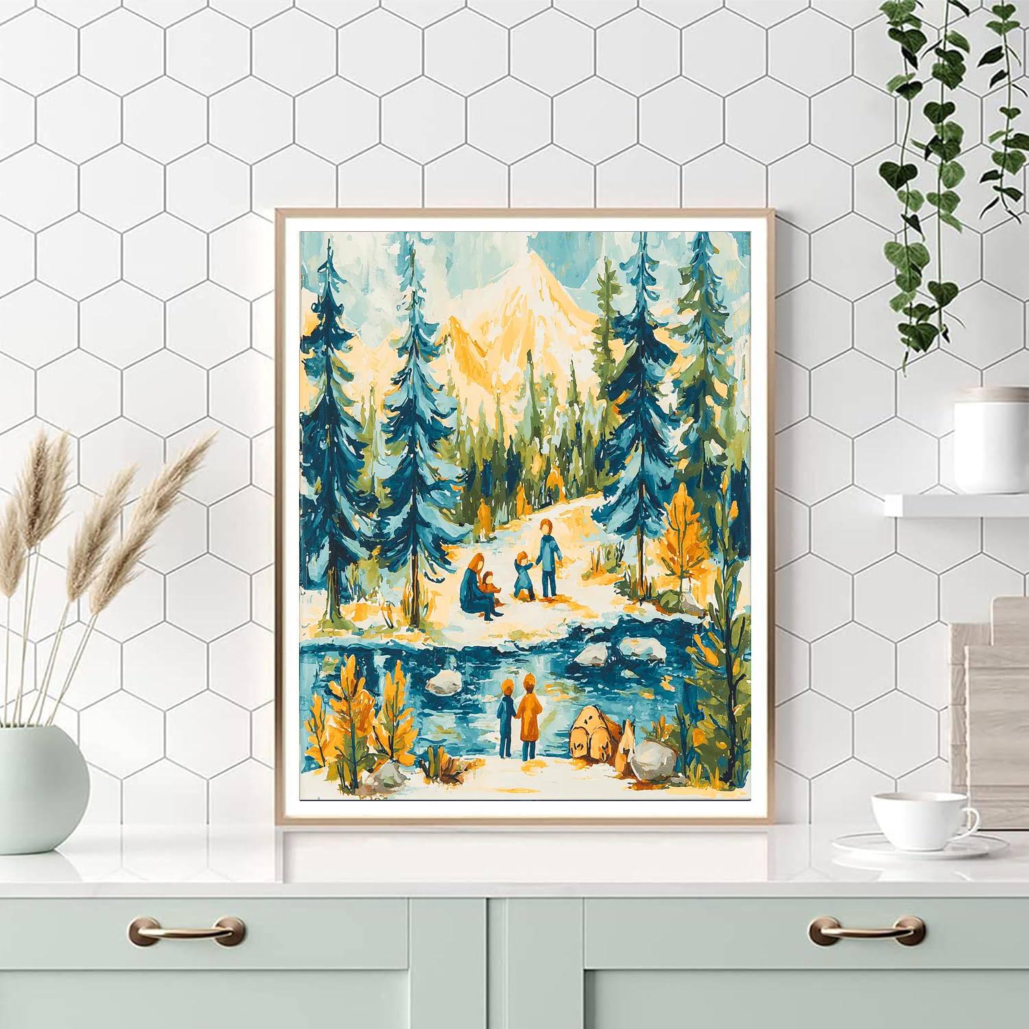 Mom's Love Is The Best Adventure Numbered Painting Kits