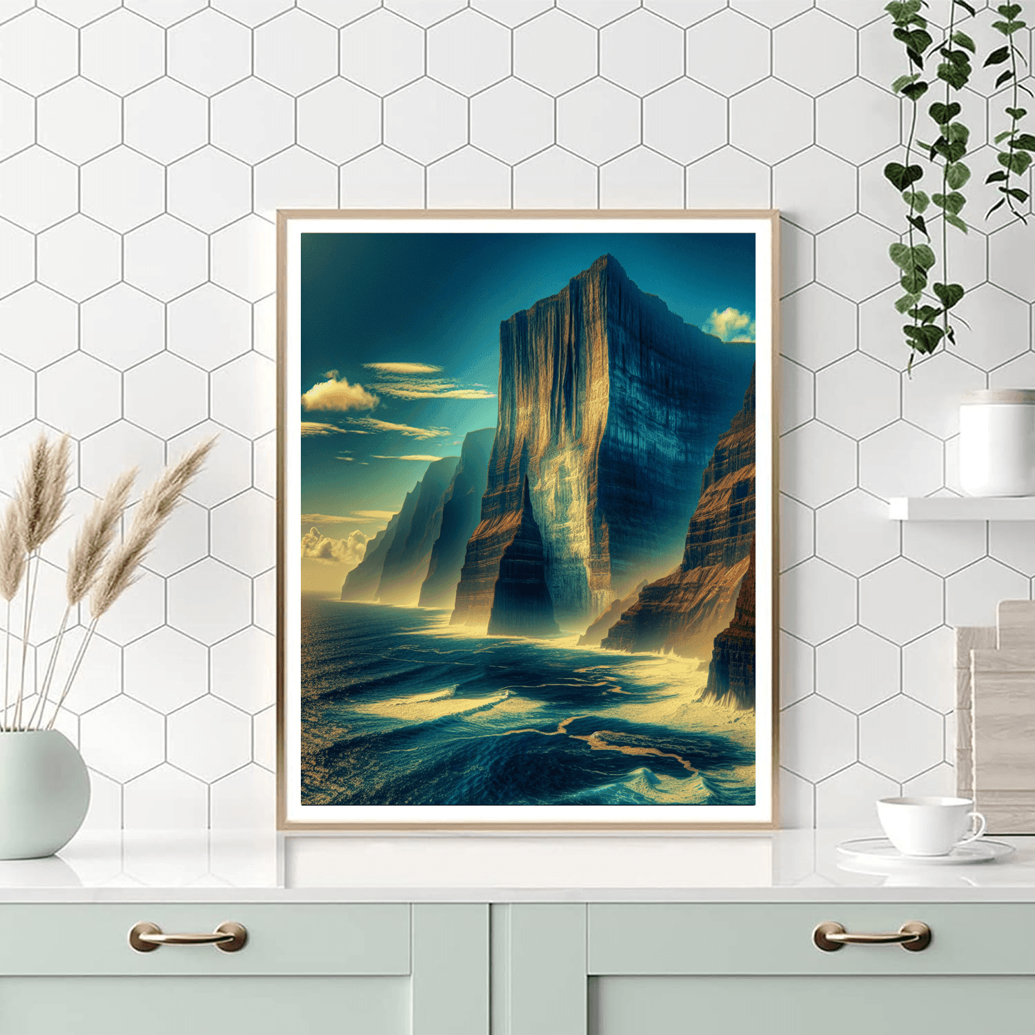 Majestic Coastal Cliffs Paint By Numbers