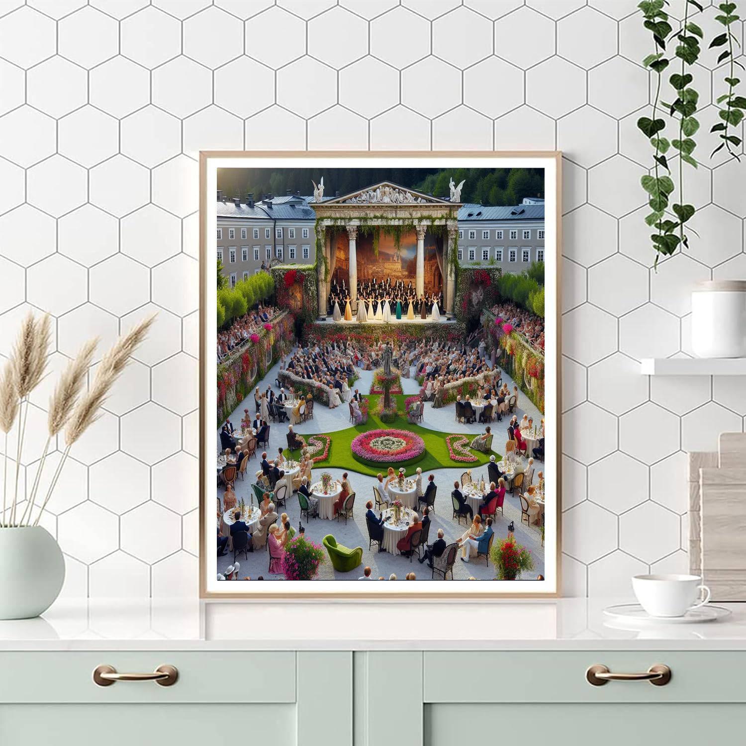 Salzburg Festival - Salzburg, Austria Painting By Numbers Kit