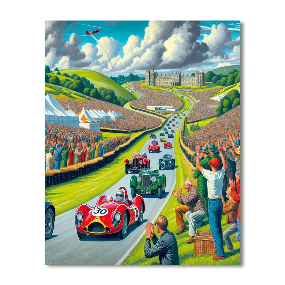 Festival Of Speed - Goodwood Paint By Numbers Kits