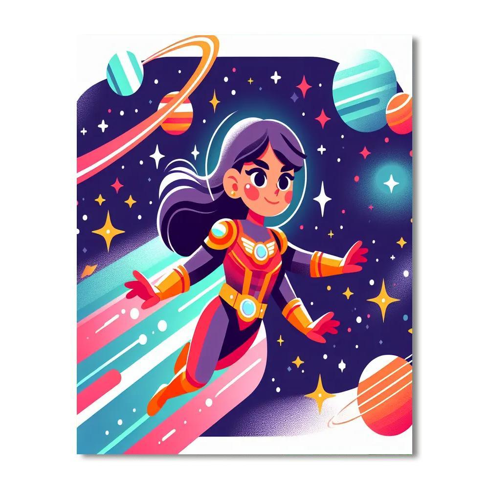 Galactic Defender Mission Numbered Painting Kits