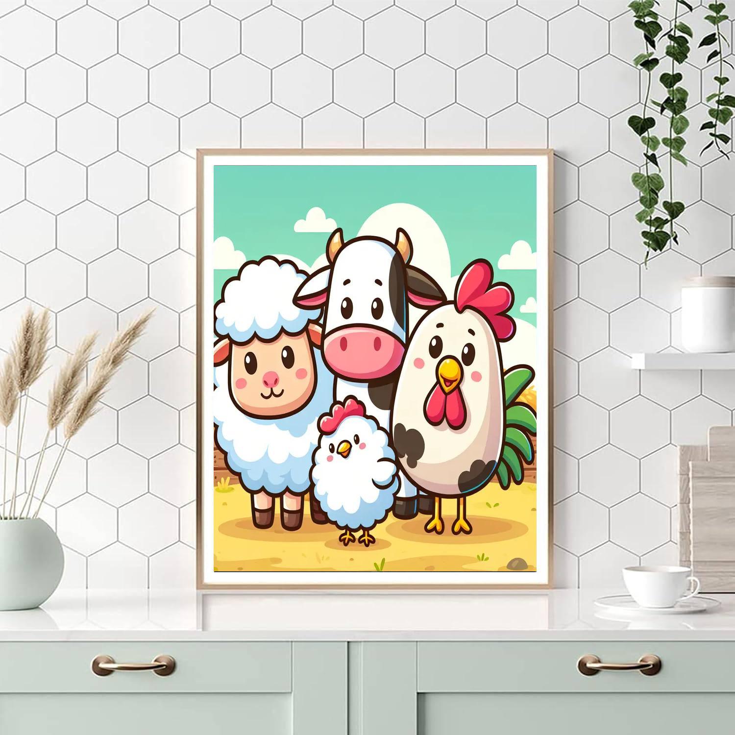 Adventure With Farm Friends Paint By Number