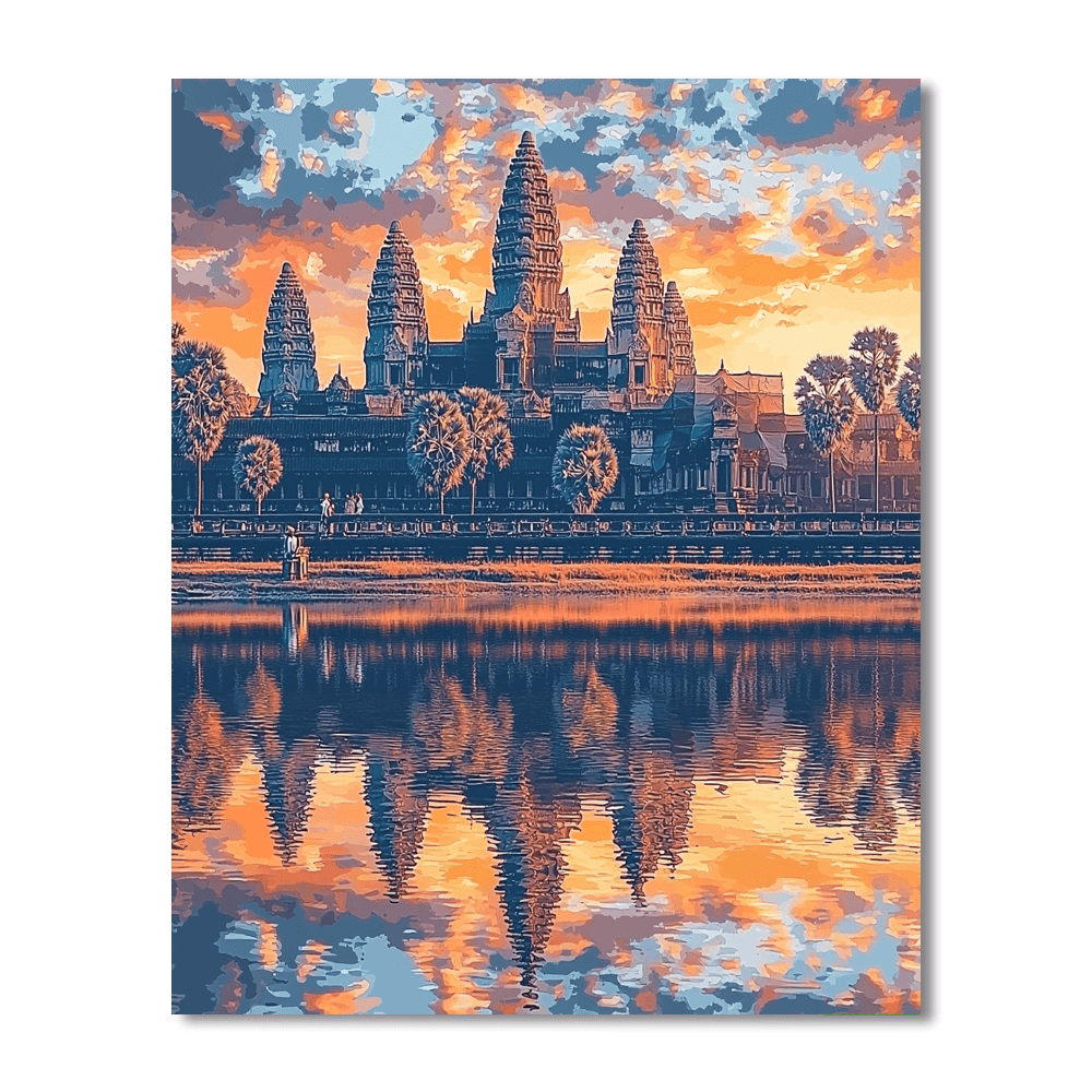 Angkor Wat Paint By Color