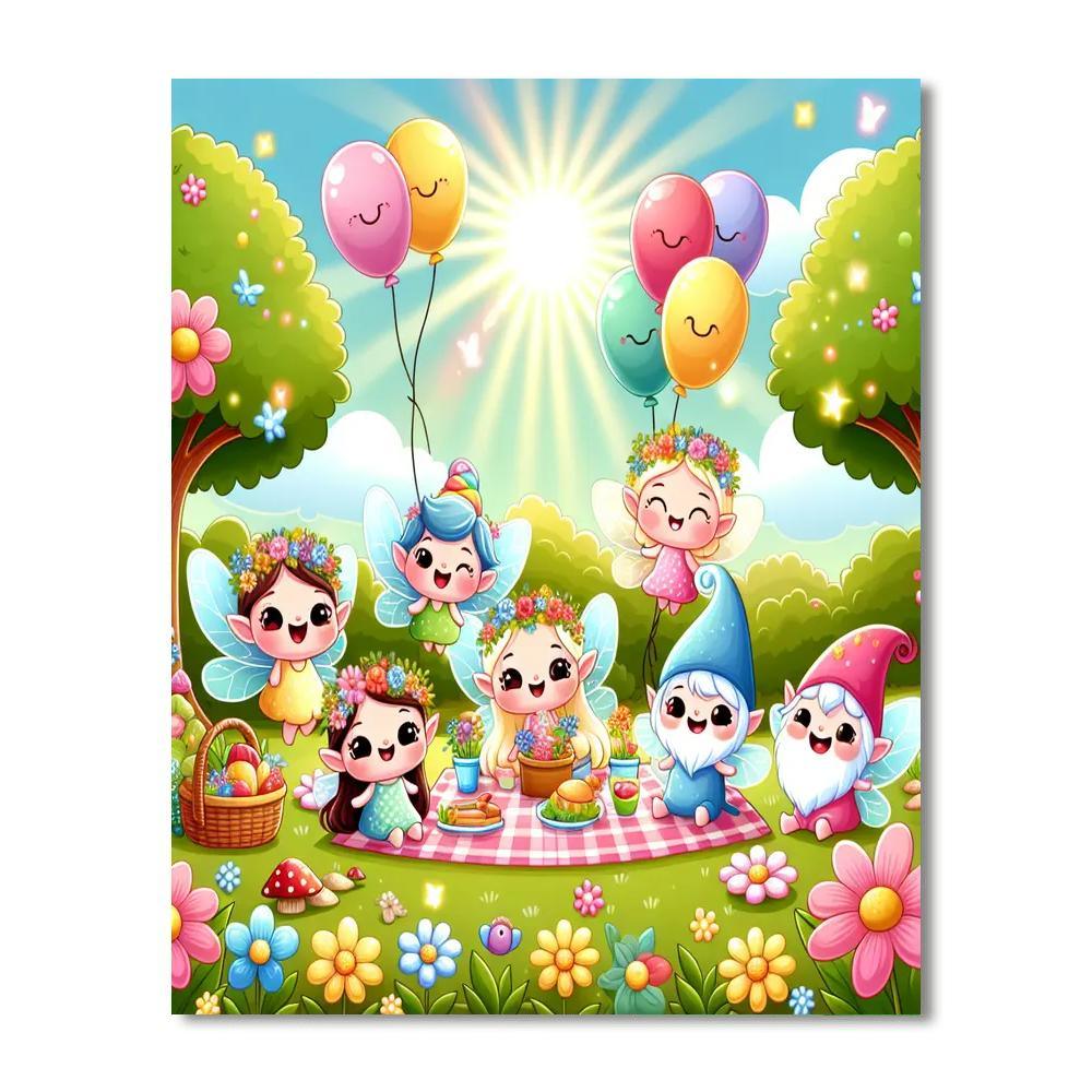 Magical Garden Celebration Paint By Numbers