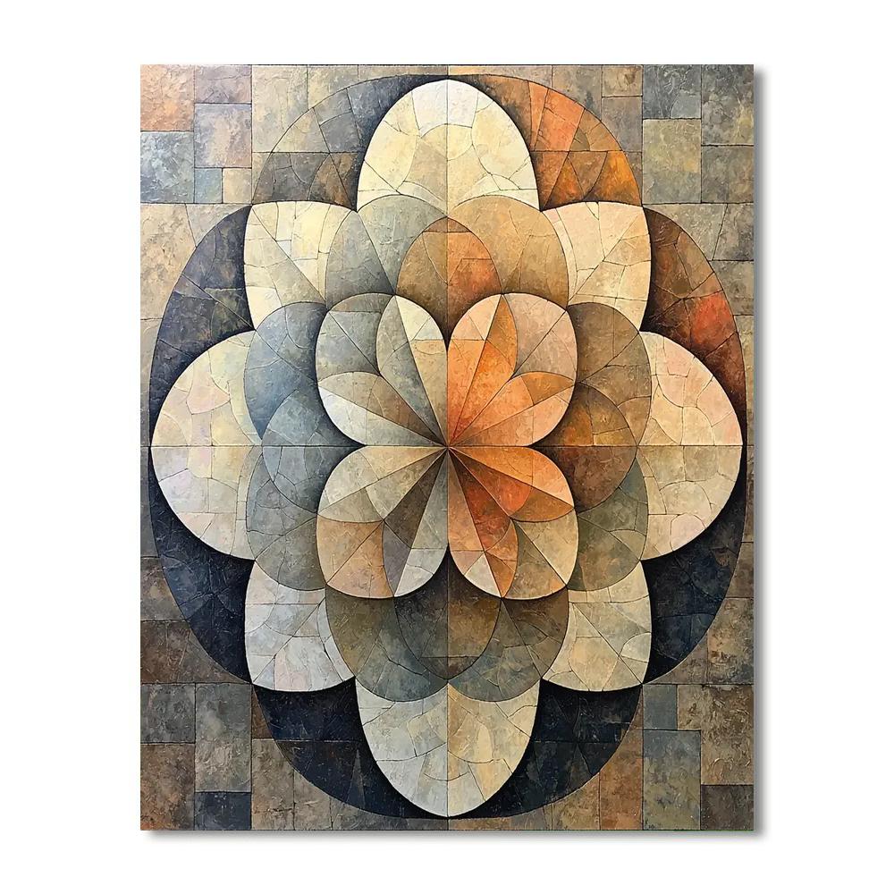 Michelangelo Inspired Sacred Geometry Of Nature  Paint By Color