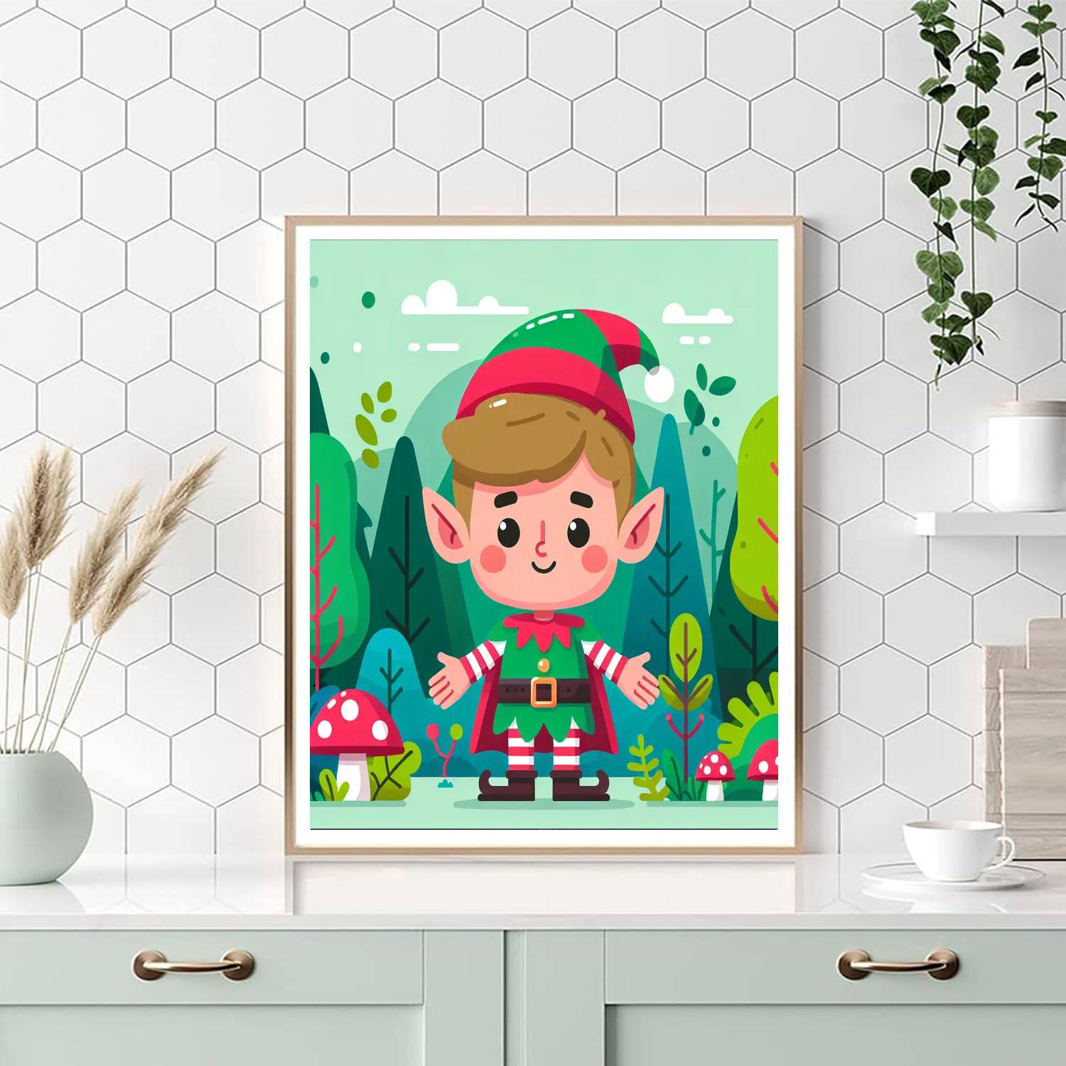 Fantasy Elf Kingdom Quest DIY Paint By Numbers