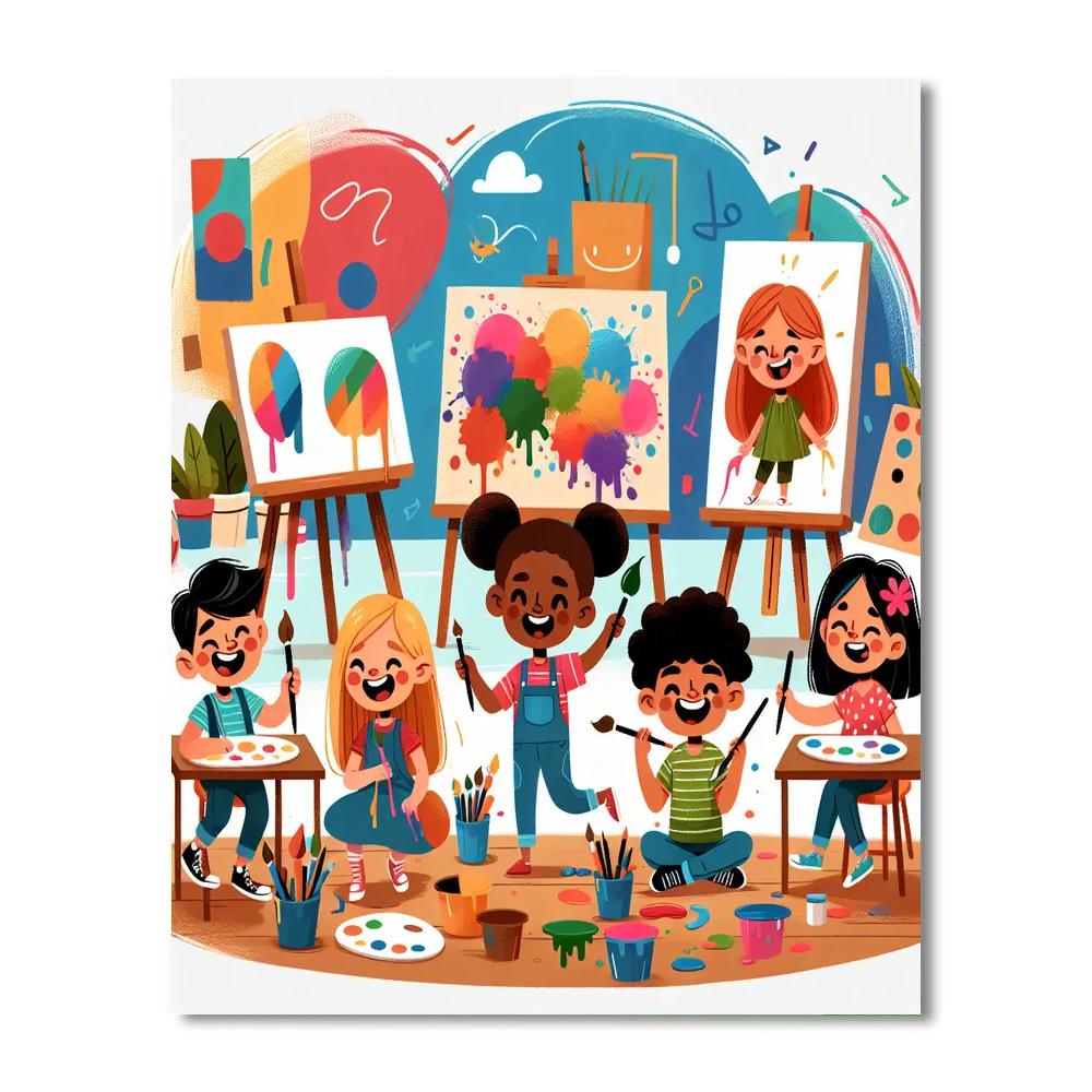 Rainbow Art Adventure Paint By Number