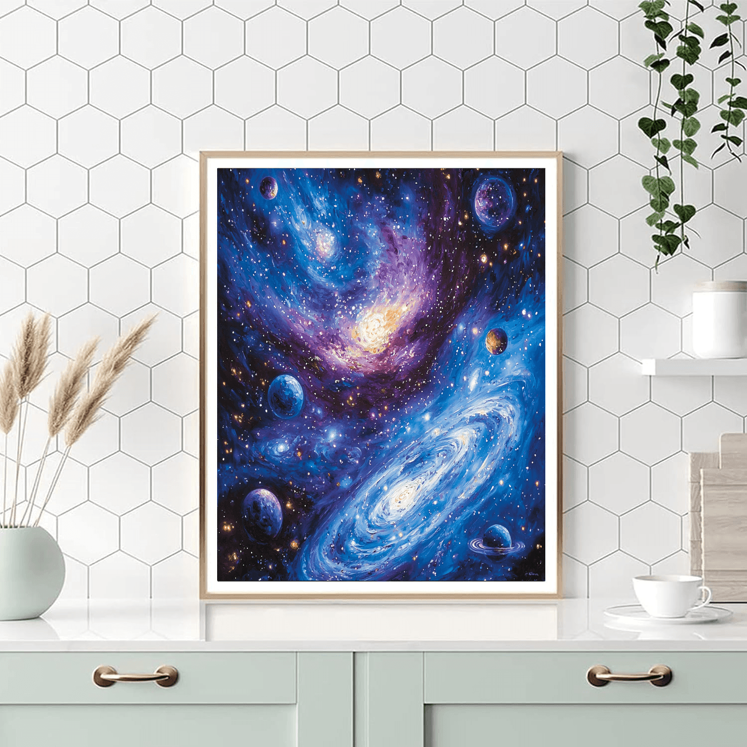 Salvador Dalí Inspired Cosmic Vision  DIY Paint By Numbers