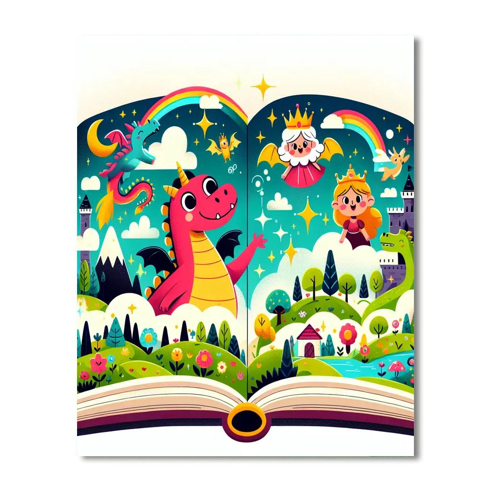 Enchanted Adventure Book Number Painting
