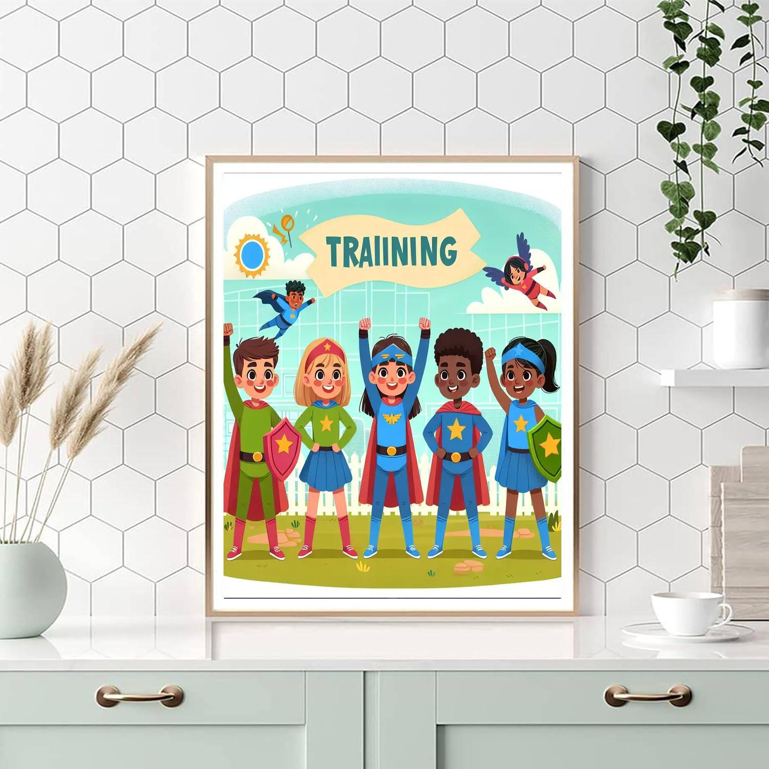 Hero's Quest Academy Painting Number Kit